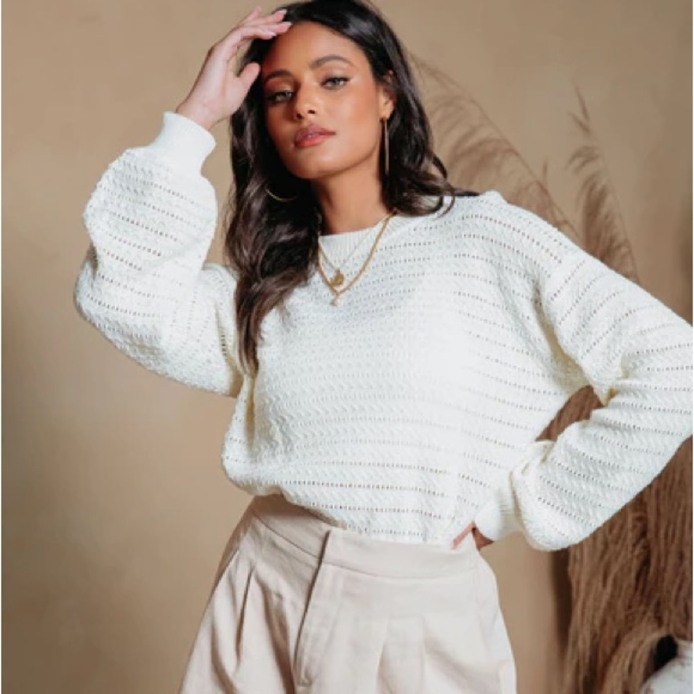 VICI Enzo open stitch sweater